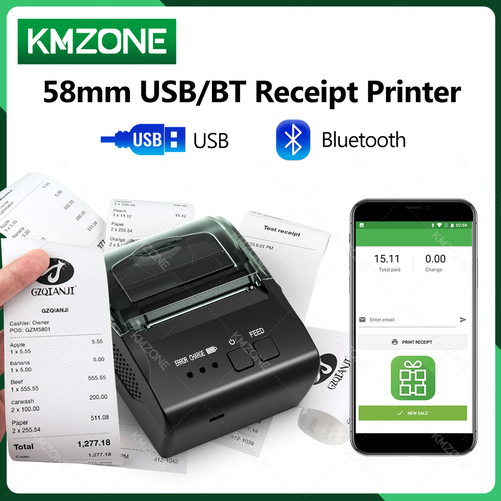 Commercial Book Printing Machines - Mini impresora móvil de recibos POS,