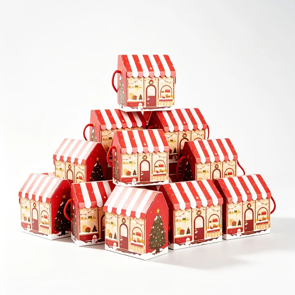 10 cajas de regalo navideñas c - Printer Paper reseña y precio