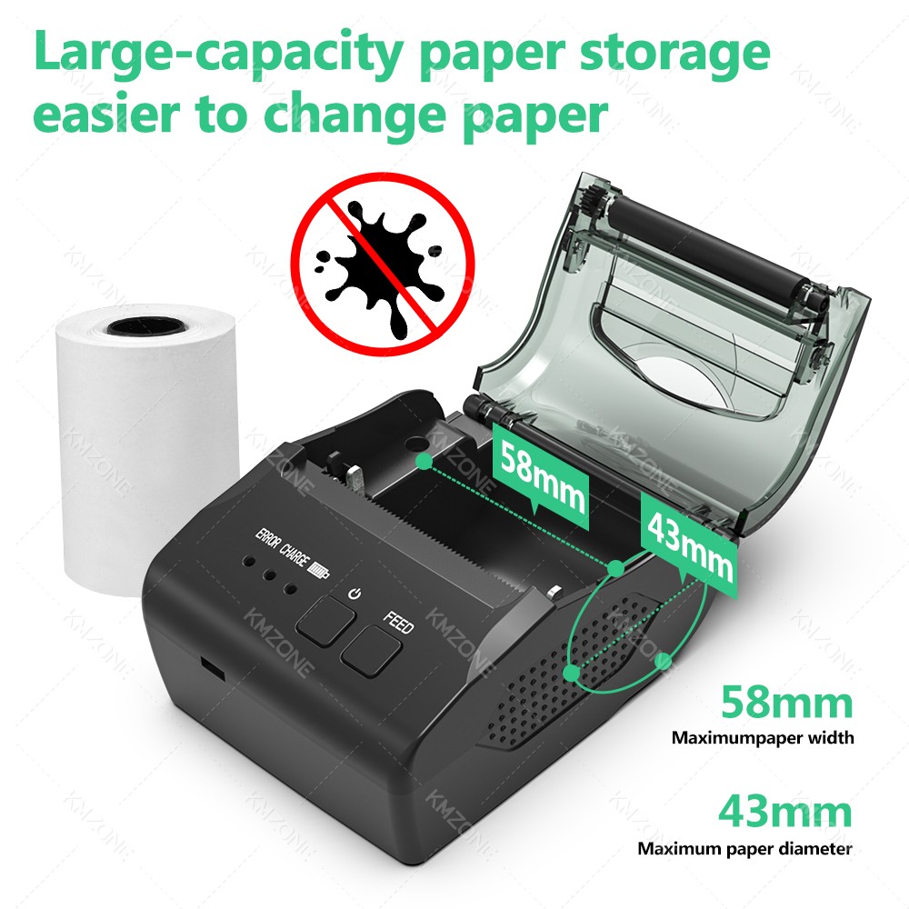 Mini impresora móvil de recibo - Commercial Book Printing Machines reseña y precio