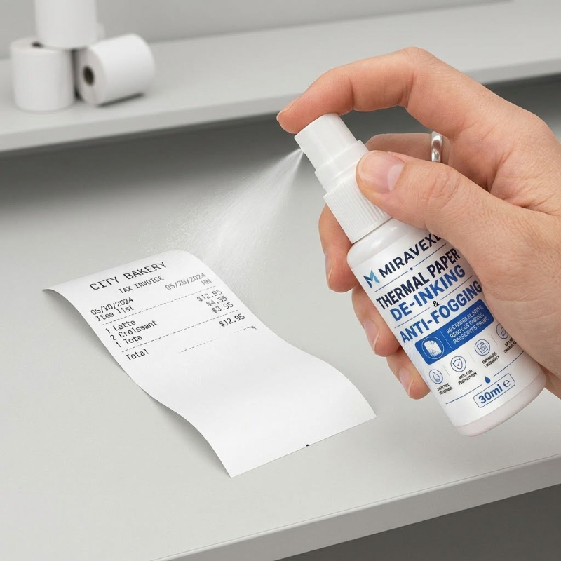 Spray Borrador de Papel Térmic - Receipt Printer reseña y precio