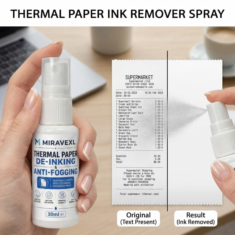Spray Borrador de Papel Térmic - Receipt Printer reseña y precio